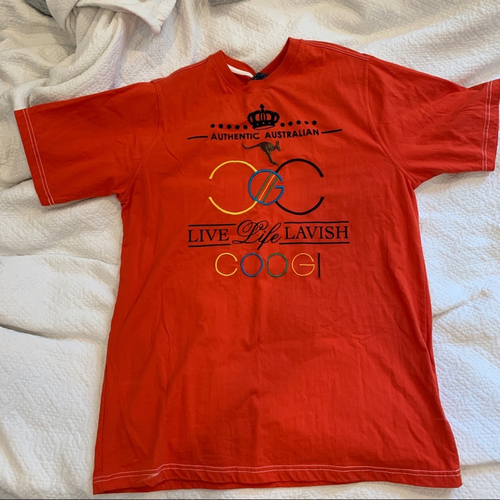 Authentic COOGI XL orange t shirt